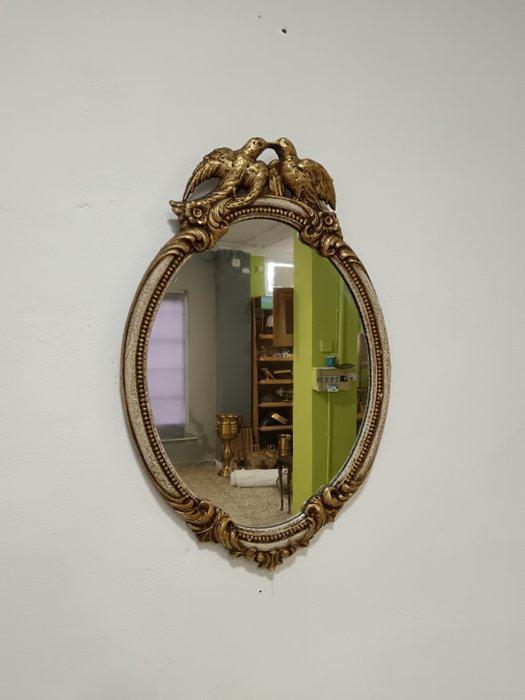 Spiegel - Hout, houtpasta, hars - Spiegel der vogels, Antiek en Kunst, Curiosa en Brocante