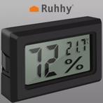 Ruhhy Izoxis Digitale Thermometer en Hygrometer: Nauwkeur..., Audio, Tv en Foto, Weerstations en Barometers, Ophalen of Verzenden