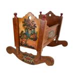 Poppen schommelwiegje - Antiek - Hout