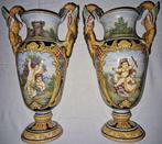 A. Montagnon – G.M. 2 - Vaas - Aardewerk - Paar grote vazen.