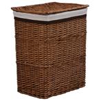 vidaXL Wasmand wilgen bruin, Verzenden, Nieuw