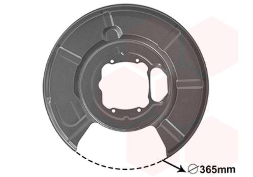 REMSCHIJF BESCHERMER VOOR BMW 5 E60/E61 2003-2010, Auto-onderdelen, Remmen en Aandrijving, Nieuw, Ophalen of Verzenden
