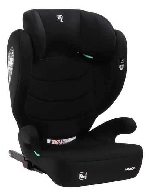 Moni i-Race Cosmo Black 100-150 cm Isofix i-Size Autostoel, Kinderen en Baby's, Autostoeltjes, Nieuw, Autogordel of Isofix, 15 t/m 36 kg