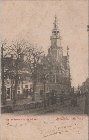 BOLSWARD - Stadhuis, Verzamelen, Ansichtkaarten | Nederland, Verzenden