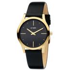 Olympic OL67DDL001 Vicenza Horloge - Leer - Zwart - 32mm, Sieraden, Tassen en Uiterlijk, Horloges | Dames, Verzenden, Nieuw