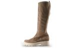 Manfield Laarzen in maat 41 Beige | 15% korting, Kleding | Dames, Schoenen, Hoge laarzen, Verzenden, Beige, Zo goed als nieuw