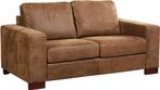 Leren bank Enjoy, 2-zitsbank - Echt leer, Modern, Comfortabe, Huis en Inrichting, Banken | Bankstellen, 150 tot 200 cm, Ophalen of Verzenden