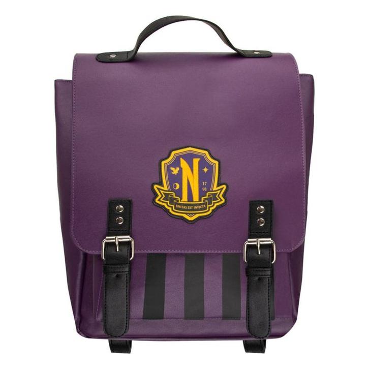 Wednesday Backpack Nevermore Academy Purple (Bags), Sieraden, Tassen en Uiterlijk, Tassen | Rugtassen, Zo goed als nieuw, Verzenden