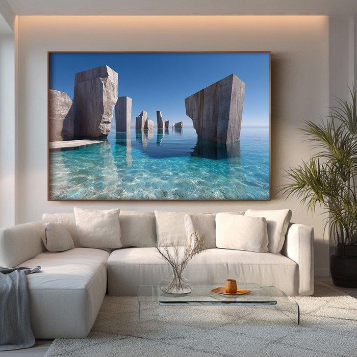 Lea Ottavi - Oceanic Stone Realm XXL, Antiek en Kunst, Kunst | Designobjecten