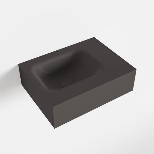MONDIAZ LEX Dark_grey vrijhangende solid surface wastafel, Doe-het-zelf en Verbouw, Sanitair, Overige typen, Nieuw, Ophalen of Verzenden
