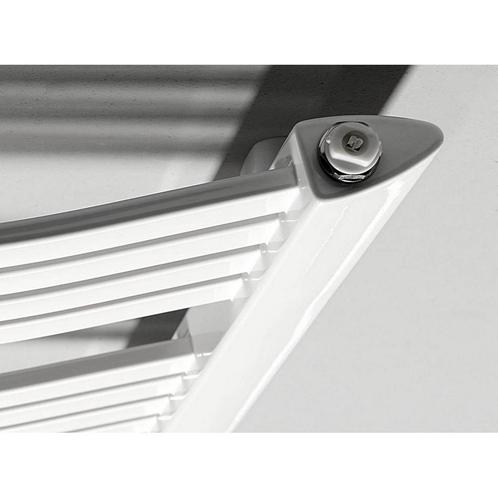Handdoekradiator Sapho Aqualine Gebogen 65x123.7 cm Wit, Doe-het-zelf en Verbouw, Verwarming en Radiatoren, Ophalen of Verzenden
