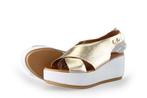 Nelson Sandalen in maat 38 Goud | 10% extra korting, Overige kleuren, Verzenden, Sandalen of Muiltjes, Zo goed als nieuw