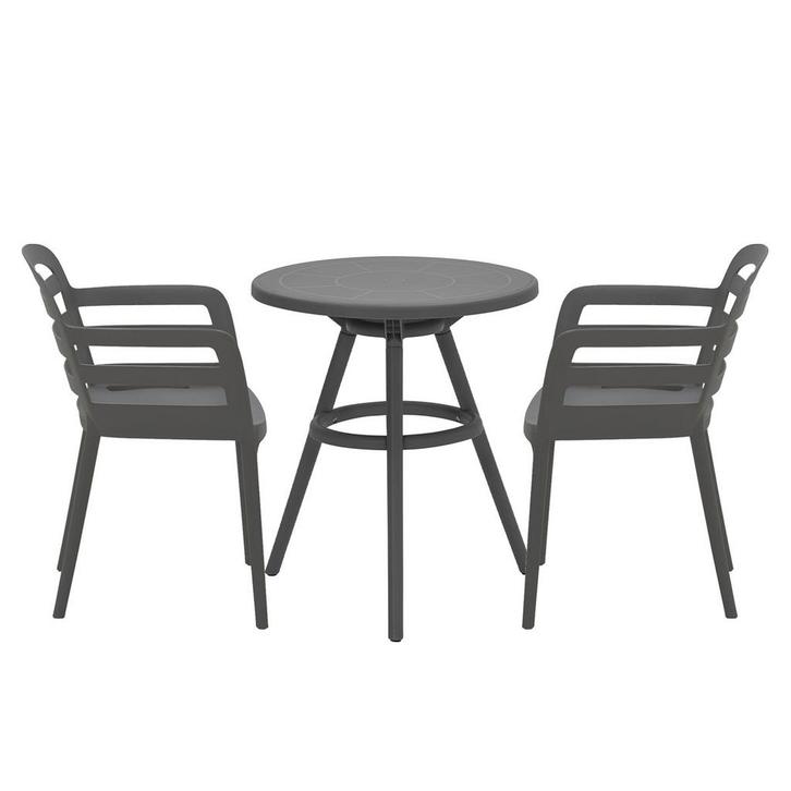 Garden Impressions Mira balkonset 3-delig - Faria tuintafel, Tuin en Terras, Tuinsets en Loungesets, Verzenden