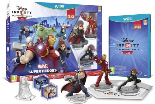 Disney Infinity 2.0 Marvel Super Heroes Starter Pack (Nin..., Spelcomputers en Games, Games | Nintendo Wii U, Gebruikt, Vanaf 3 jaar