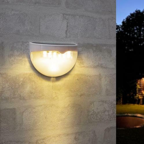 Solarr wandlamp voor buiten - Druppel - Warm wit licht, Tuin en Terras, Buitenverlichting, Led, Licht-donker-sensor, Zonne-energie