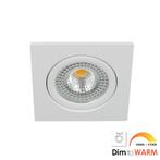 Bella Ondiepe LED spot kantelbaar 7Watt vierkant W, Ophalen of Verzenden, Nieuw