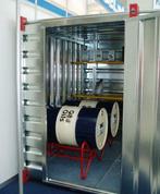 NIEUW: Milieucontainer 4m dubbele deuren lange zijde 1950mm