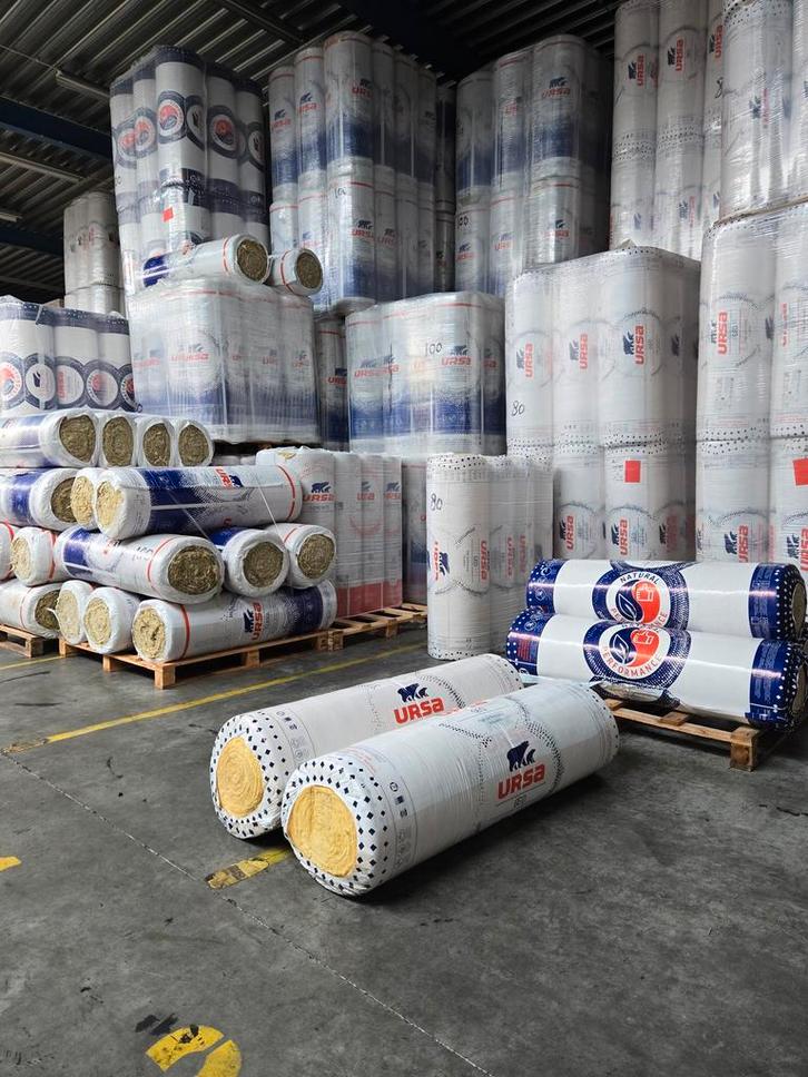 Glaswol rollen 5 en 12,5 cm dik b-keus. Nergens goedkoper !!, Doe-het-zelf en Verbouw, Isolatie en Afdichting, Vloerisolatie, Muurisolatie