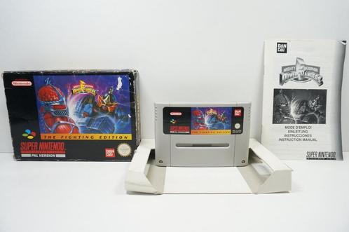CATA Mighty Morphin Power Rangers The Fighting Edition, Spelcomputers en Games, Games | Nintendo Super NES, Zo goed als nieuw