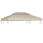 Prieel Tentdoek Beige 3x4m - OP = OP - Tuin Musthave, Minder dan 4 meter, Nieuw, Paviljoen, Minder dan 5 meter