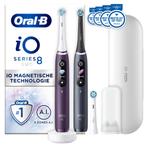 Oral-B Elektrische Tandenborstel iO 8 Duo Violet & Zwart 1 s, Witgoed en Apparatuur, Nieuw, Verzenden