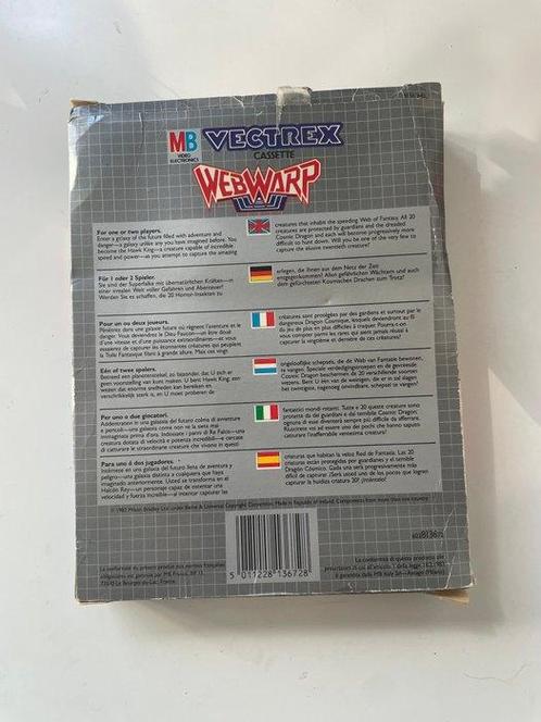 MB Milton Bradley - Vectrex - Web Warp - Videogame - In, Spelcomputers en Games, Spelcomputers | Overige Accessoires