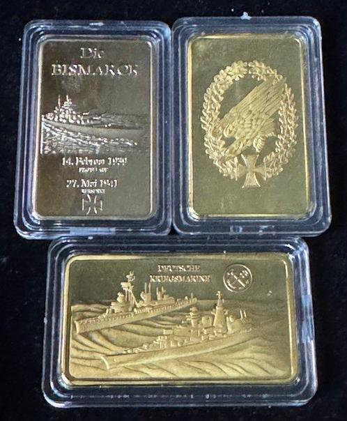 Themacollectie - Curious collection of 3 Deutsche Marine :, Antiek en Kunst, Curiosa en Brocante