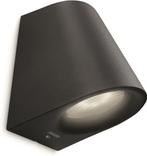 Philips Virga buitenwandlamp - zwart, Ophalen of Verzenden, Zo goed als nieuw