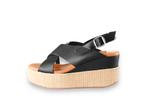 Patricia Miller Sandalen in maat 40 Zwart | 10% extra, Patricia Miller, Verzenden, Zwart, Sandalen of Muiltjes