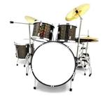Miniatuur decoratief metallic drumstel, Verzamelen, Muziek, Artiesten en Beroemdheden, Ophalen of Verzenden, Nieuw, Overige typen