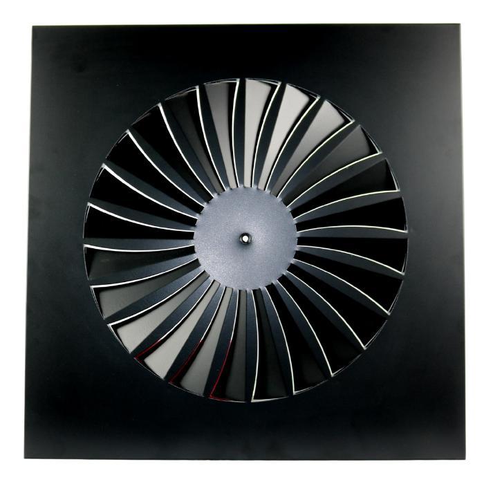 Wervelrooster voor inleg systeemplafond 595 x 595mm, Doe-het-zelf en Verbouw, Ventilatie en Afzuiging, Nieuw, Verzenden