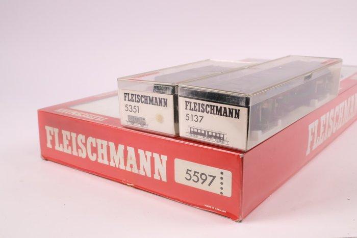 Fleischmann H0 - 5597/5351/5137 - Modeltrein, Hobby en Vrije tijd, Modeltreinen | H0