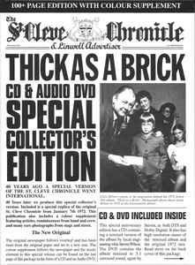 cd - Jethro Tull - Thick As A Brick CD+DVD, Cd's en Dvd's, Cd's | Rock, Verzenden