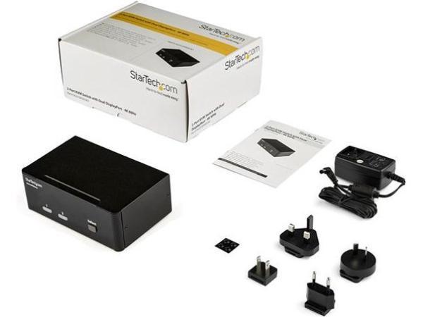 Veiling - KVM switch Startech SV231DPDDUA2, Computers en Software, Netwerk switches