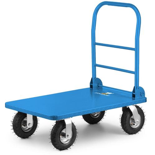 Robuuste transportwagen voor bouwplaatsen - 500 kg belast..., Doe-het-zelf en Verbouw, Transportwagens, Nieuw, Ophalen of Verzenden