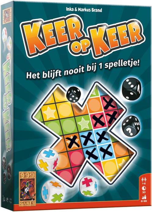 Keer Op Keer - Dobbelspel | 999 Games - Dobbelspellen, Hobby en Vrije tijd, Gezelschapsspellen | Bordspellen, Nieuw, Verzenden