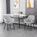 TRUUSK Eetkamerstoelen Set Van 2, Keukenstoel Met Rugleuning, Huis en Inrichting, Stoelen, Verzenden, Nieuw