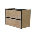 Wastafelonderkast met 2 Laden BWS Elements 80x45.2 cm, Ophalen of Verzenden, Nieuw, Bad