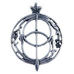 Zilveren Chalice well ketting hanger, Verzenden, Nieuw