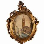 Franz Vervloet (1795-1972) - Venezia Campo San Paternian, Antiek en Kunst, Kunst | Schilderijen | Klassiek