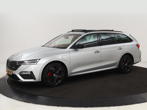 Zakelijke Lease |  Škoda Octavia 1.4 TSI RS iV PHEV Business, Auto's, Skoda, Lease, Zwart, Automaat, Stationwagon, Financial lease