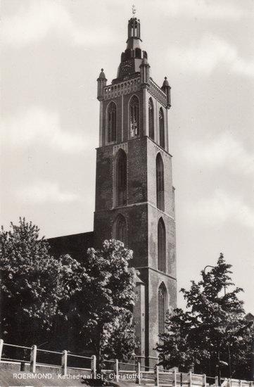 ROERMOND - Kathedraal St. Christoffel, Verzamelen, Ansichtkaarten | Nederland, Verzenden