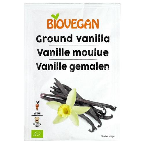 BioVegan Vanille Gemalen Biologisch 5g, Hobby en Vrije tijd, Taarten en Cupcakes maken, Nieuw, Verzenden