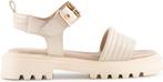 PS Poelman SATURNOS Dames Sandalen - 38 - Crème, Kleding | Dames, Schoenen, Verzenden, Nieuw