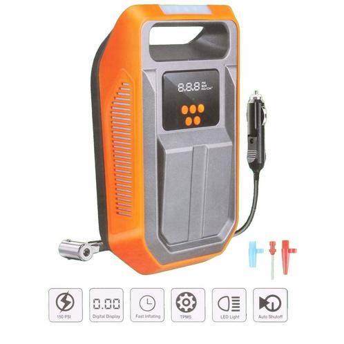 Hofftech Draagbare luchtcompressor - digitaal display - L..., Doe-het-zelf en Verbouw, Overige Doe-het-zelf en Verbouw, Nieuw
