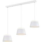Witte LED Hanglamp Trion Barnaness - 6-lichts, Mat Wit Alumi, Ophalen of Verzenden, Nieuw
