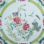 Schotel - Grand plat aux émaux de la Famille Rose à décor de