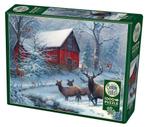 Cobble Hill legpuzzel winter - 1000 van €19,99 voor €16,00, Hobby en Vrije tijd, Denksport en Puzzels, Ophalen of Verzenden, Nieuw