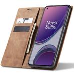 ProGuard OnePlus 8T Wallet Hoesje Vintage Leder Beige, Verzenden, Nieuw, Hoesje of Tasje