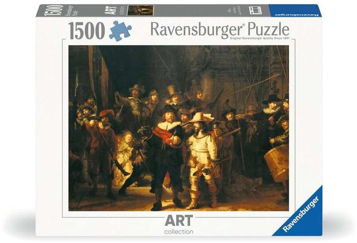 De Nachtwacht Puzzel (1500 stukjes) | Ravensburger - Puzzels, Hobby en Vrije tijd, Denksport en Puzzels, Nieuw, Verzenden